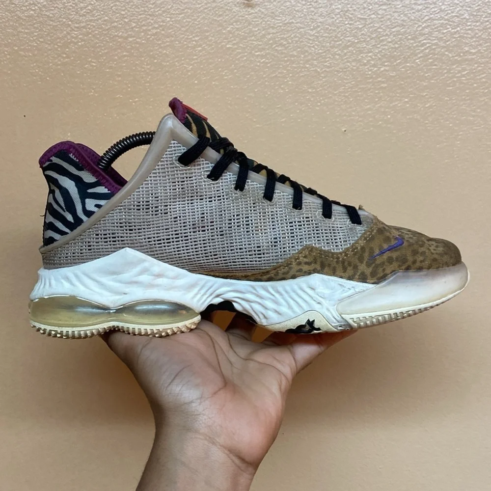 Nike React Lebron 19 Low “Safari Animal Print”